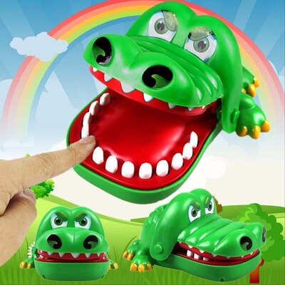 Hot Sale Kids Adult Crocodile Mouth Dentist Toys Bite