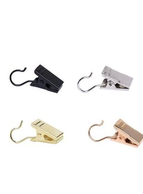 20pcs Window Shower Curtain Hook Clips Stainless Steel Drape