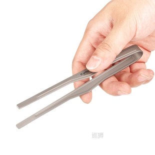 Camping BBQ Grill Tool Titanium Barbecue Clip Titanium Tea C