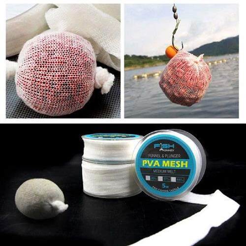 PVA Mesh Soluble Fishing Nets Carp Fish Feeder Trap