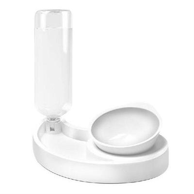 Cat Feeder Bowl Water Food Bowl Set No-Spill Detachable Pet