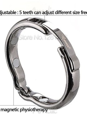 Adjustable SIZE Cock Ring Glans Ring Magnetic Sheath Compoun