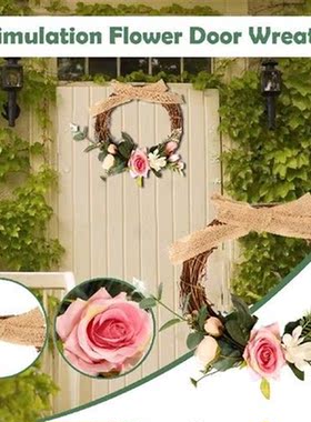 Office Wreath Sun Half Home Wreath Flower Decoration