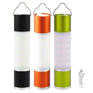 USB LED 1pc Rechargeable Flashlight Portable Telescopic