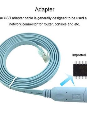 1.8M USB To RJ45 For Cisco USB Console Cable Debug Line For