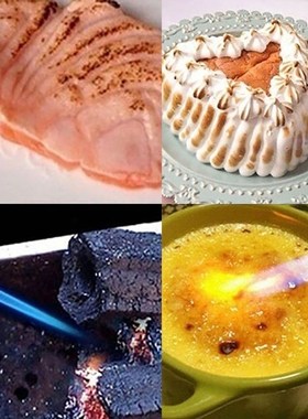 Torch Lighter Outdoor Adjustable BBQ Kitchen Torch Butane Je