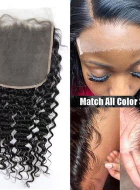 Maxine 4x4 5x5 Deep Wave Lace Closure 13x4 13x6 Transparent