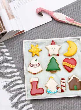 10 Piece Set cake baking tools stainless steel Christmas tr