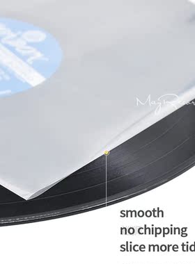 30 Flat Open Top Bag 6.7Mil Strong Cover Plastic Vinyl Recor