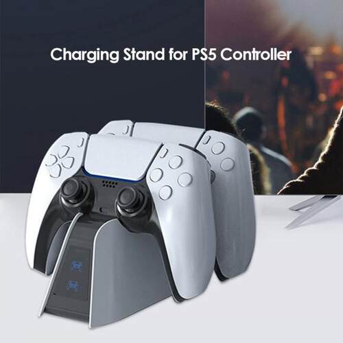 Dual Charger Dock Station for PS5 Wireless Controller Chargi