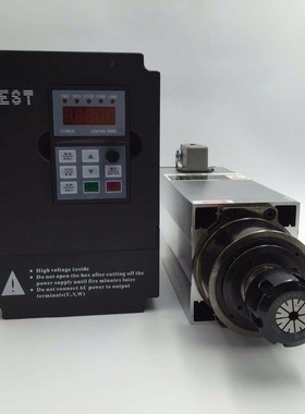 1.5kw 380V CNC Spindle Motor Kit 18000rpm ER20 Air-cooled Sq