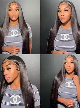 Straight Lace Front Wig Preplucked 13x4 13x6 HD Lace Frontal