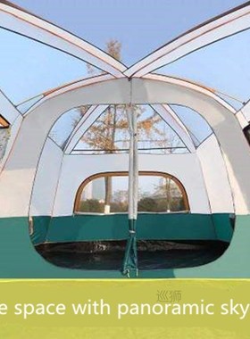 Two-bedroom  Tent Leisure Camping Double-decker Oversized 5-