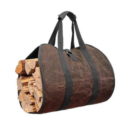 Portable Firewood Wood Log Carrier Bag Outdoor Camping