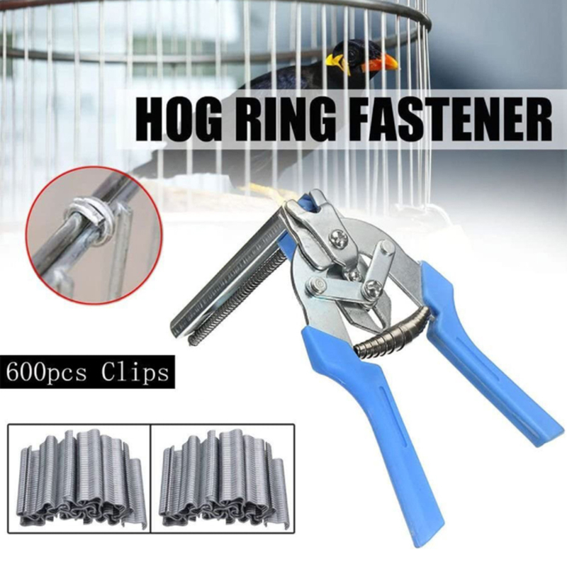 Ring Pliers Set M Type Nail Poultry Cage Fastening Pliers Wi