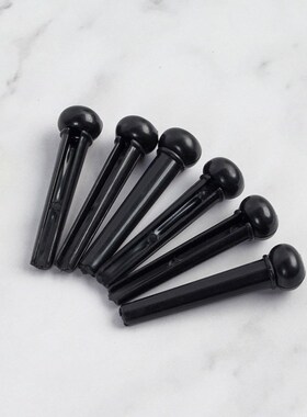 Portable 6-String Guitar Bridge Pins Saddle Nut Acoustic
