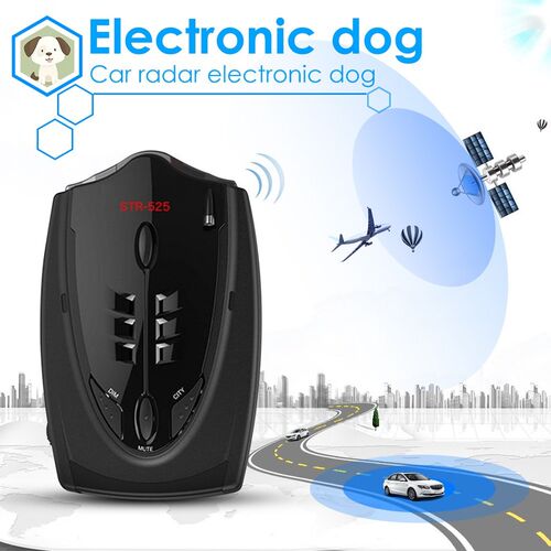12V Car Detector STR 525 Car Radar Detector English Russian