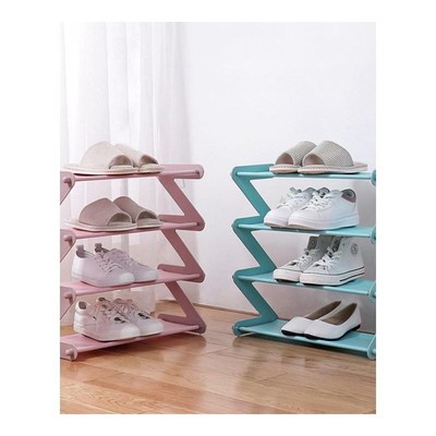 Shoe-Rack Bookshelf Storage-Organization 4-Layers Non-Woven