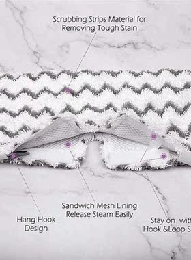 Replaceable Mop Pad Microfiber Suitable for Shark Shark Ste