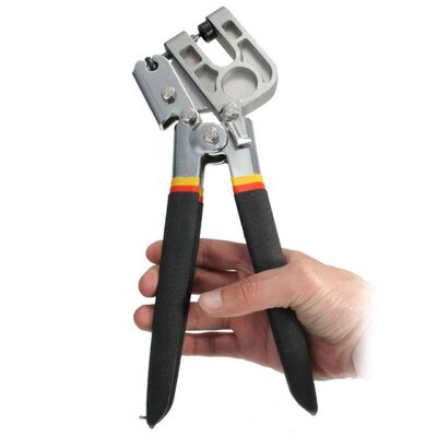 1PC 10 Inch TPR Handle Stud Crimper Pincer Punch Pliers Punc