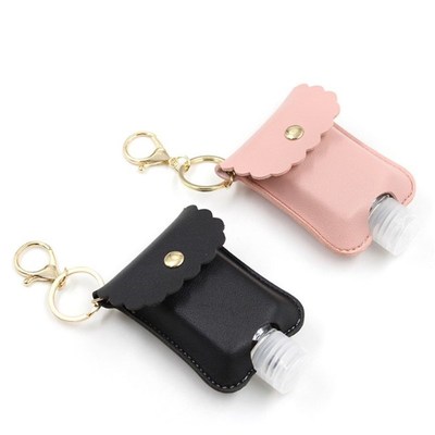 Travel-Bottle Keychain-Holder Hand-Sanitizer Empty-Leak-Proo
