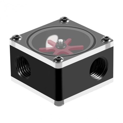 6 Impeller 3 Ways Flow Meter Indicator for PC Water Cooling