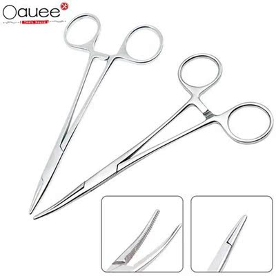 12.5/16/18cm Stainless Steel Hemostatic Forceps Pet Hair Cla