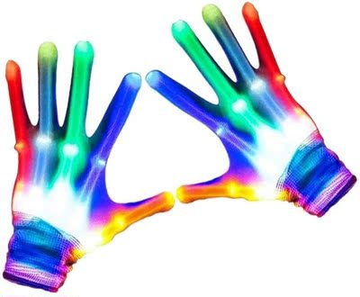 LED Gloves Glowing Party LED Party Supplies Gloves