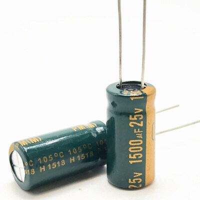 25V 1500UF 10*20 high frequency low impedance aluminum elect