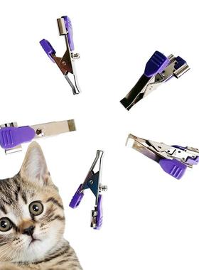 5Pcs Reusable Pets Ecg Alligator Clip Fixed Cables