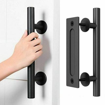 12 Stainless Steel Door Handle Sliding Barn Door Knob Pull