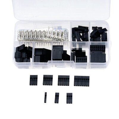 310PCS 3A 250V 2.54mm Male Female Wire Jumper Line Cable 1/2