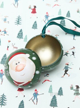 10pcs Candy Box Sweet Packing Can Ball shape Christmas Tree