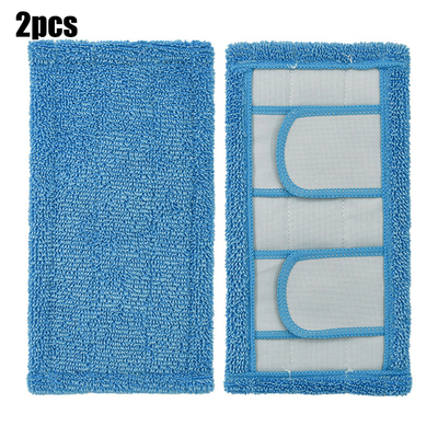 2pcs Washable Reusable Reusable Microfiber Mop Pads For