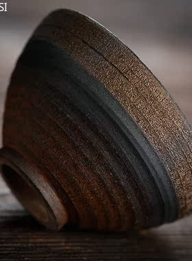 Vintage handmade ceramic teacup Japanese Style Retro Tea Cup