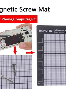 New 145x90mm Magnetic Screw Mat Phone Tablet Repair Tools Sc