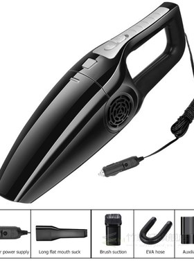 Mini Handheld Wired Car Vacuum Cleaner 120W 4500Pa High Suc