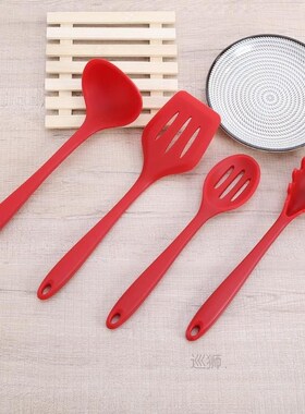 10Pcs/set Nonstick Cookware Set Silicone Spatula Spoon Kitch