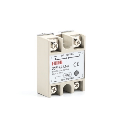 solid state relay SSR-75AA-H 75A actually 80-250V AC TO 90-4