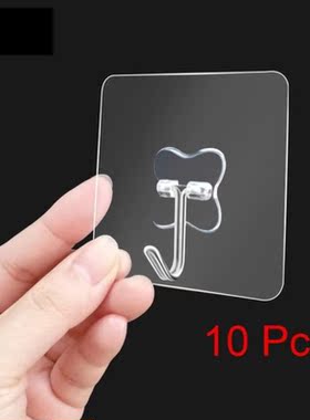 10PCS Hook Strong Transparent Suction Wall Sucker Hanger Wat