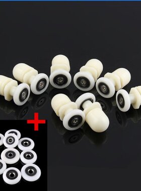 8pcs/set 19/23/25/27mm Plastic Partiality Glass Bearing Roll
