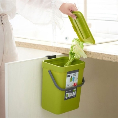 Household Cabinet Door Wall-mounted Small Trash Can Plastic