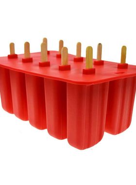 Silica Gel Ice Cream Mould sicle Mold Ice Tray Puck sicle