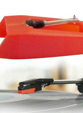 A Red Classic Phonograph Stylus Turntable Accessory You Brin