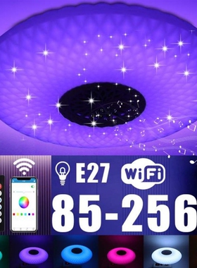 24W RGB Ceiling Lamp Home Lighting AC85-256V APP bluetooth M