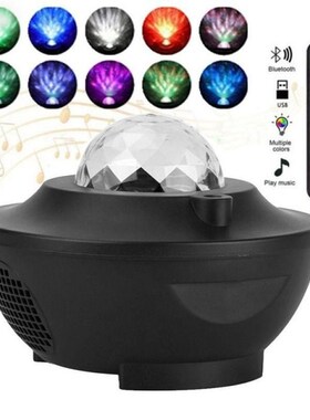 Starry Sky Projector Night Lights With Bluetooth Voice Music