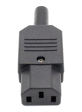 10Pcs 10A 250V Black IEC C13 Female Plug Rewirable Power Con