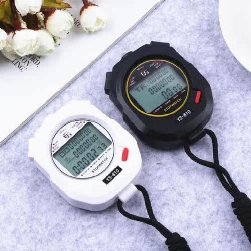 Three Rows of 100 Stopwatch Timers Track and Field Training