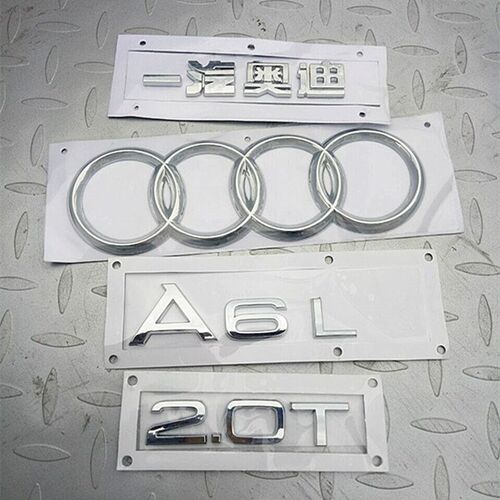 Audi A6L looked after word mark faw sihuan standard logo