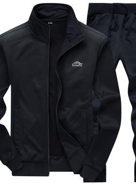 2022 New Spring Set Men Quality Sweatshirt   Pants Male Trac